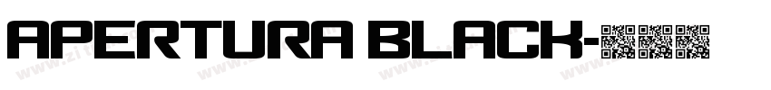 Apertura Black字体转换 Apertura Black字体转换
